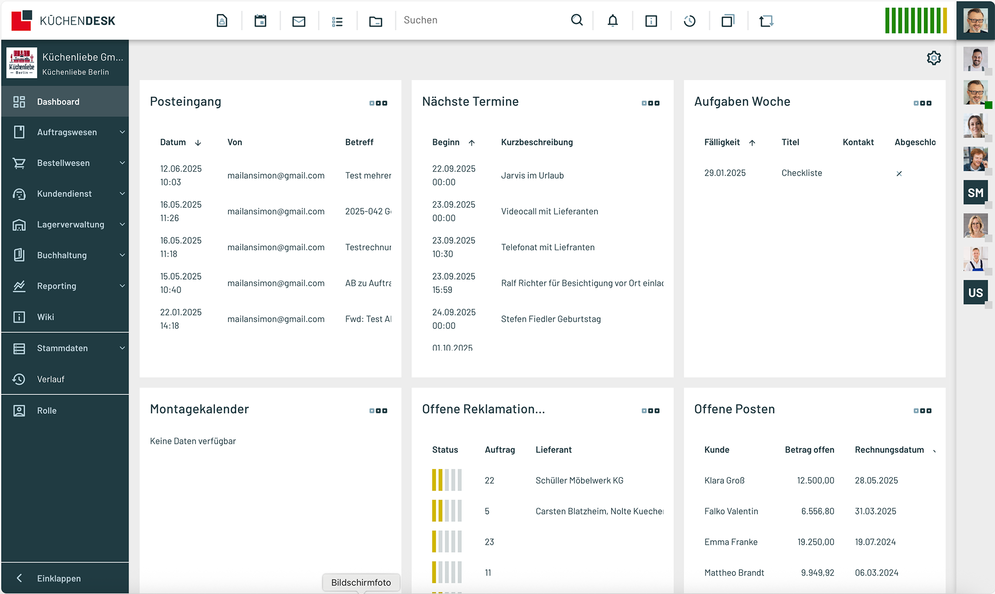 KuechenDesk Screenshot